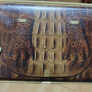 Antique Dragon Tin~ Lithography~ Hinged Lid